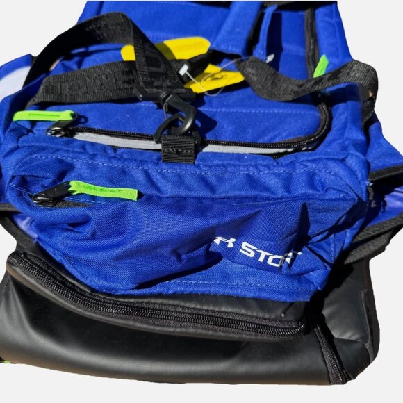 UA Under Armour STORM Cleanup Duffel Blue Baseball Equipment Bat Bag 25" NEW HTF - Picture 6 of 10